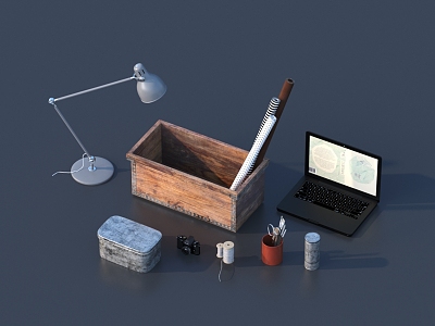 Learning daily necessities 3D model model