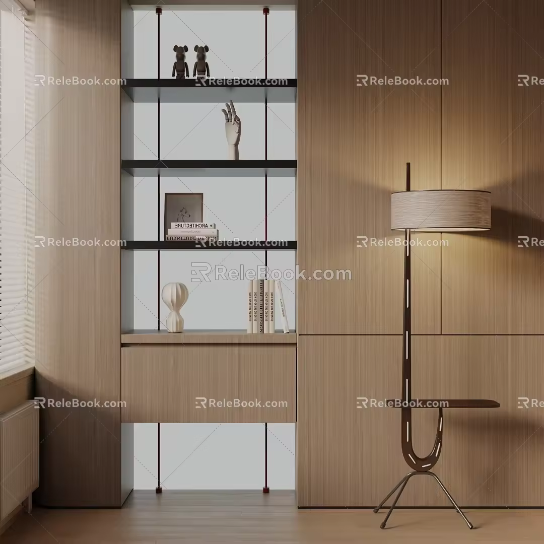 Modern floor lamp 3d model
