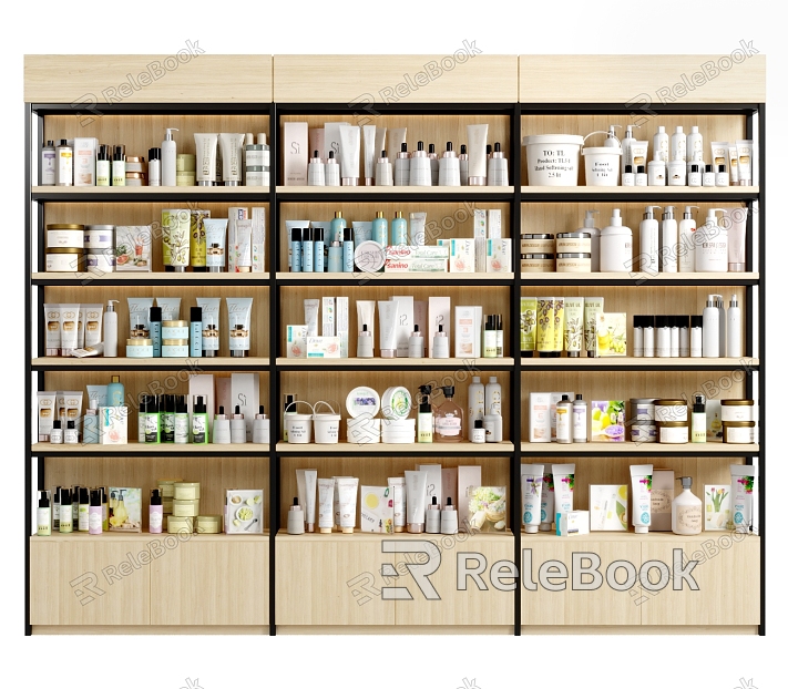 Modern Shelf Skincare Shelf model