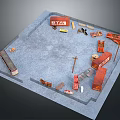 Container Cargo Box Cargo Box Trunk Box Luggage Leather Box Leather Box Container 3d model