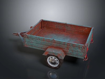 Truck body garbage cover garbage bin garbage bucket engineering truck bucket earthwork truck bucket 3d model