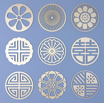 Chinese Metal Carving 3d model