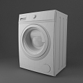 Modern washing machine decorations 3d model