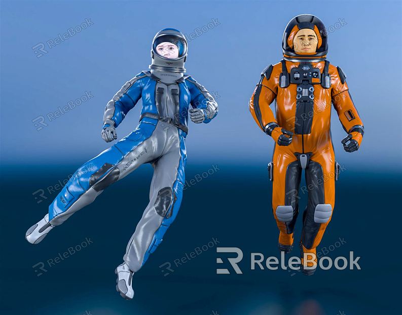 Modern astronaut astronaut astronaut pilot spacesuit model