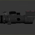 Tactical Weapon Scope With Adjustable Knobs And Green Lens For Precision Shooting