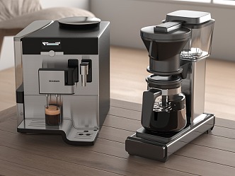 Modern coffee machine 3d model