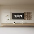 Modern TV Wall Design With Built-in TV Cabinets Open Shelves And Decorative Stand