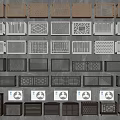 Air conditioner external unit Air conditioner rack external unit bracket Air conditioner louver rack shielding Air conditioner external hood Air conditioner decoration 3d model