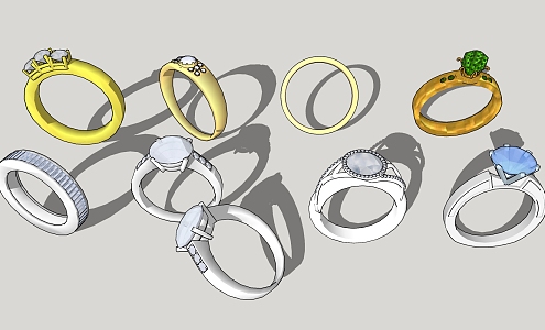 The Modern Ring 3d model