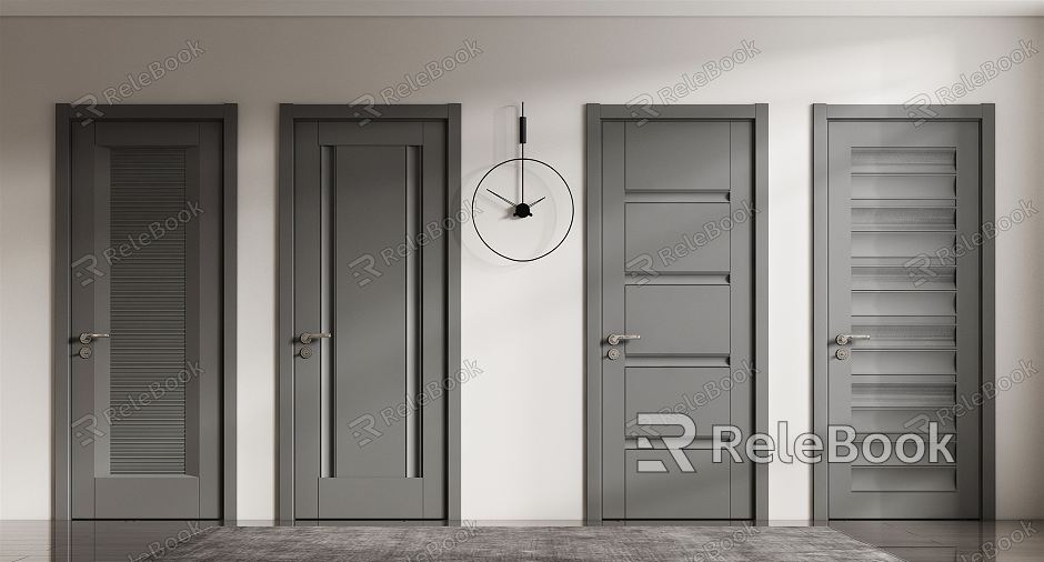 Modern swing door model