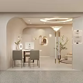 Modern Beauty Hair Salon Interior With Styling Chairs And Elegant Lighting