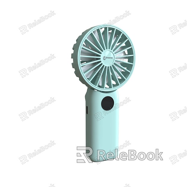 Hand-held electric fan model