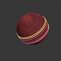 Red Leather Cricket Ball With White Stitches Sports Equipment For Training Matches