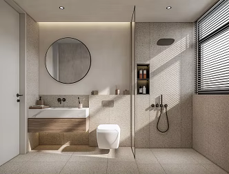 Modern toilet 3d model