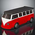 modern bus metro bus mini bus 3d model