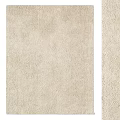 Modern Square Carpet IKEA Soft Carpet 3d model