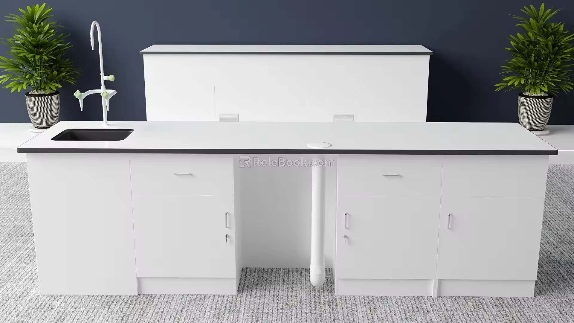 Modern Experiment Table 3d model