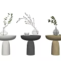 Modern corner table 3d model