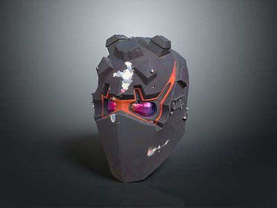 Sci-Fi Helmet Alien Helmet High Tech Helmet Game Helmet 3d model