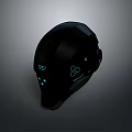 Sci-Fi Helmet Alien Helmet-Helmet High Tech Helmet Game Helmet 3d model
