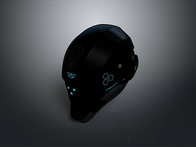 Sci-Fi Helmet Alien Helmet-Helmet High Tech Helmet Game Helmet 3d model