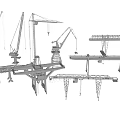 Industrial Equipment Including Cranes Trusses And Mechanical Structures For Construction Heavy Machinery Applications