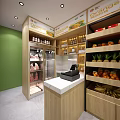 Fresh Fruit Store With Organized Shelves Displaying Oranges And Various Fruits