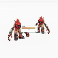 Virtual Character Animation Game Role Robot 3d model