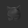 Black Cat Ear Hat 3D Model Fashion Accessory Design For Cosplay