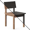 Modern Wooden Dining Table And Chairs Set With Walnut Finish And Minimalist Design