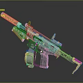 Modern Rifle Assault Rifle Submachine Gun Attack Rifle Sci-Fi Rifle 3d model