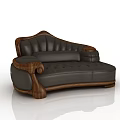 Classic Gray Tufted Sofa Set With Marble Top Coffee Table And Carved Wooden Legs