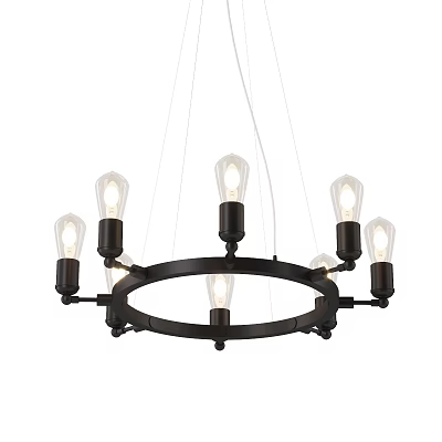 Industrial LOFT chandelier 3d model