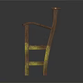 Classic Wooden Outdoor Bench With Lattice Back Design And Yellow Legs For Garden Use