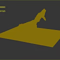 Natural Brown Wooden Sculpture Artistic Shape On White Speckled Platform With Dark Background