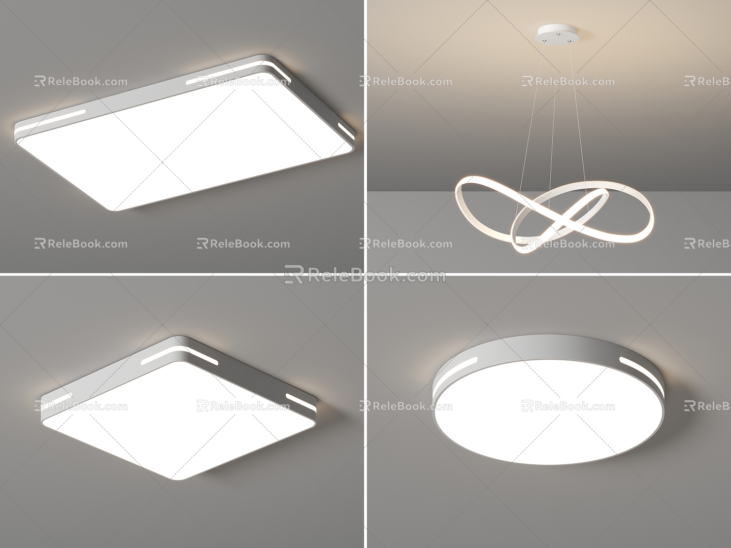 Modern lighting combination simple ceiling lamp model