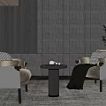 Modern Casual Sofa Combination Single Sofa 3d model