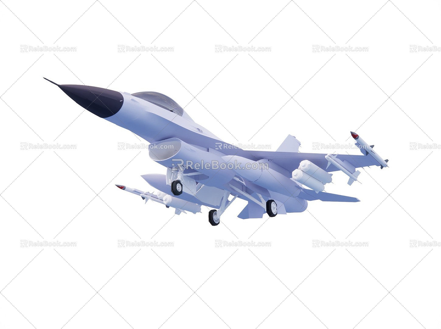 The F16 Fighter 3d model