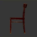 Classic Wooden Chair Design With Simple Backrest Sturdy Seat And Durable Legs