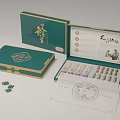 Traditional Moxibustion Health Supplies Green Gift Box With Moxa Sticks And Guide