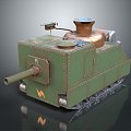 Industrial LOFT Tank Steam Tank 3d model