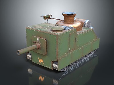 Industrial LOFT Tank Steam Tank 3d model