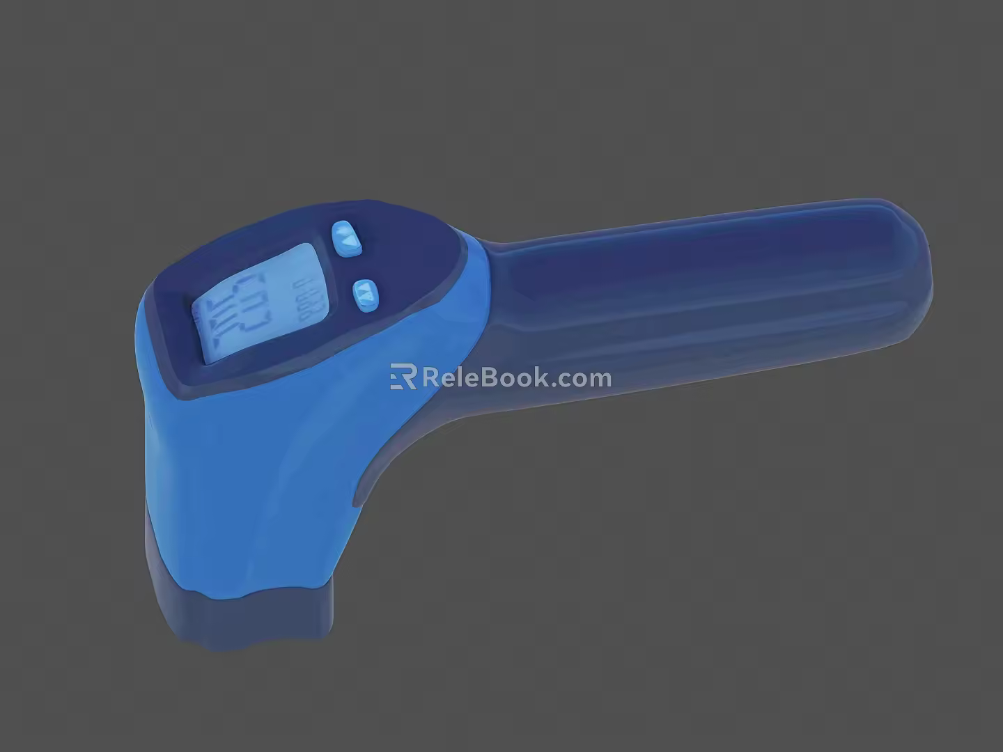 Temperature gun Infrared thermometer forehead temperature gun 3d model