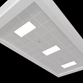 Mineral wool board ceiling orifice plate ceiling integrated ceiling module ceiling office ceiling simple ceiling 3d model