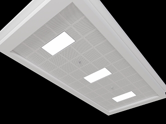 Mineral wool board ceiling orifice plate ceiling integrated ceiling module ceiling office ceiling simple ceiling 3d model