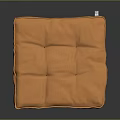 Cozy Orange Square Furniture Cushion With Soft Padded Design For Comfortable Seating
