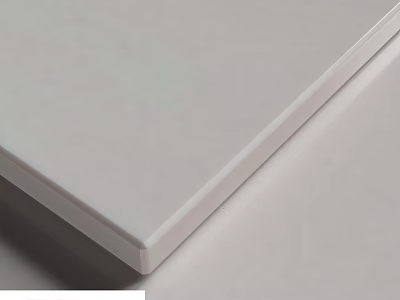 White Building Component With Smooth Surface And Straight Edge Design 3d model