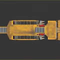 Yellow Tracked Industrial Machinery With Conveyor Belts And Mechanical Components For Heavy Duty Construction Applications