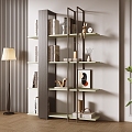 Modern Display Shelf Bookshelf Storage Rack 3d model