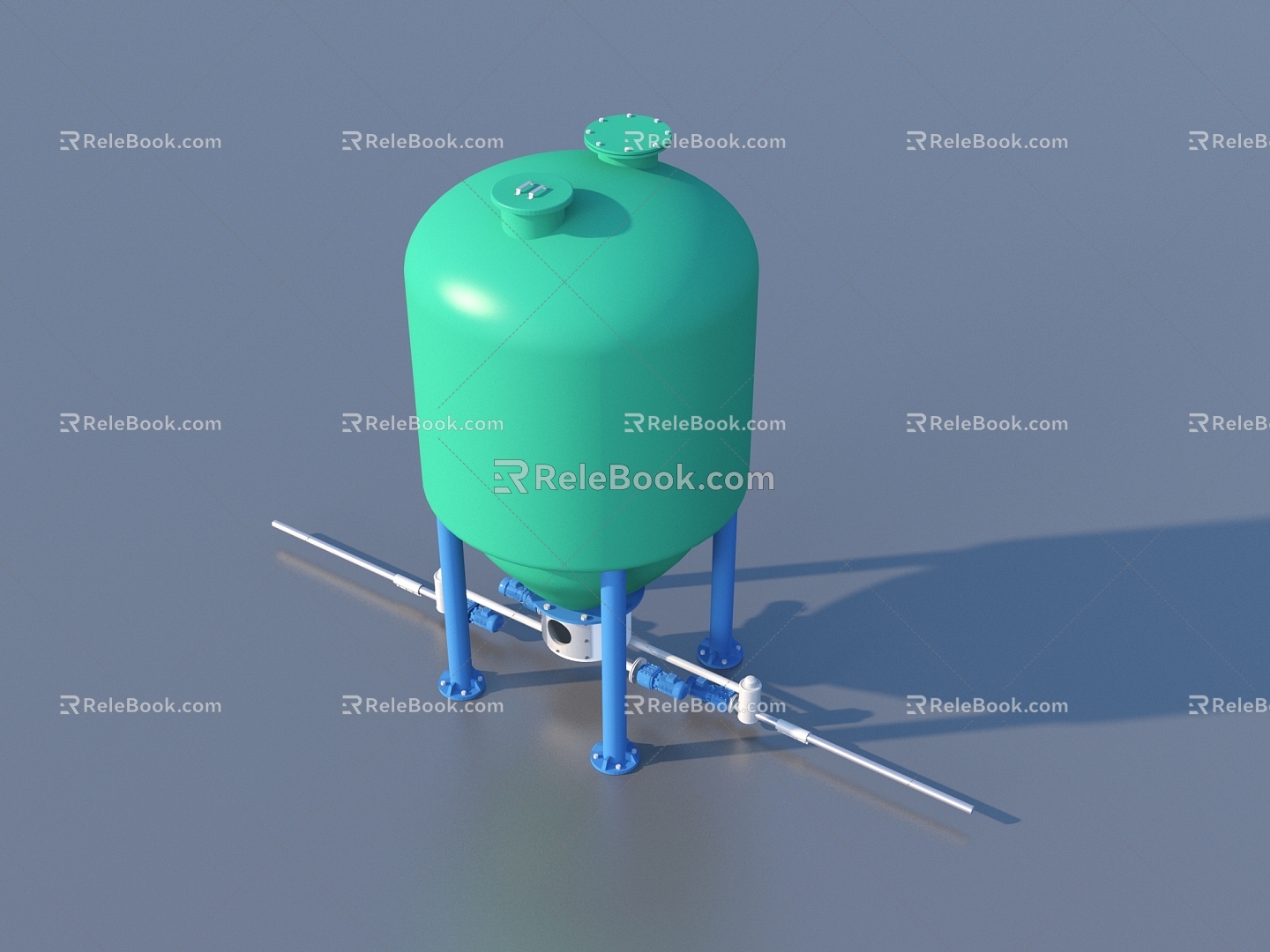 Hardware Valves Industrial Components 3d model